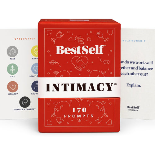 BestSelf Intimacy Deck โ 170 Conversation Cards for Couples, Fun and Romantic Card Game for Deeper Connection and Pillow Talk
